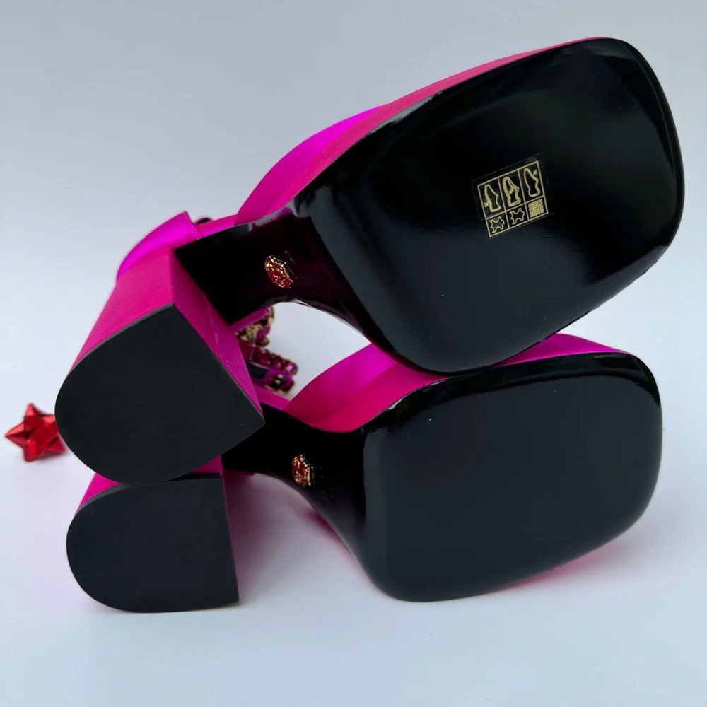 VERSACE PLATFORMS HEELS - Picture 7 of 17